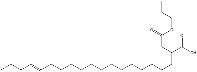 2-(14-オクタデセニル)こはく酸1-水素4-アリル 化学構造式