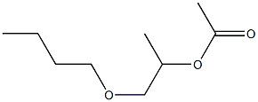Propylene glycol butyl ether acetate Structure