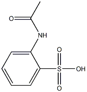 Acetaminobenzene sulfonic acid Structure