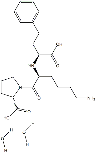 赖诺普利二水合物杂质C, , 结构式
