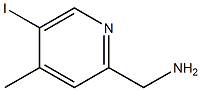 (5-Iodo-4-methyl-pyridin-2-yl)-methyl-amine Struktur