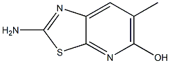 2-Amino-6-methyl-thiazolo[5,4-b]pyridin-5-ol Struktur