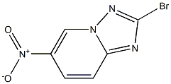 2-Bromo-6-nitro-[1,2,4]triazolo[1,5-a]pyridine Struktur
