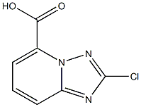 2-Chloro-[1,2,4]triazolo[1,5-a]pyridine-5-carboxylic acid Struktur