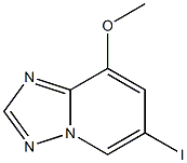 6-Iodo-8-methoxy-[1,2,4]triazolo[1,5-a]pyridine Structure