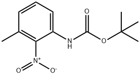 tert-butyl 3-methyl-2-nitrophenylcarbamate, 1392274-11-1, 结构式