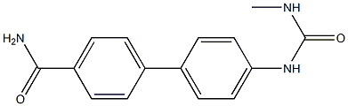 4'-(3-Methylureido)biphenyl-4-carboxamide Structure