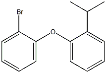 1-溴-2-(2-异丙基苯氧基)苯, , 结构式