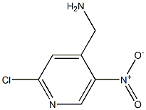 (2-Chloro-5-nitro-pyridin-4-yl)-methyl-amine Structure