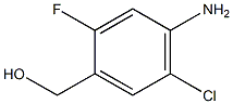 (4-Amino-5-chloro-2-fluoro-phenyl)-methanol Struktur
