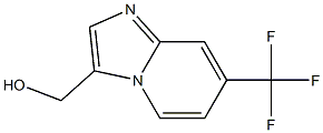 (7-Trifluoromethyl-imidazo[1,2-a]pyridin-3-yl)-methanol Struktur