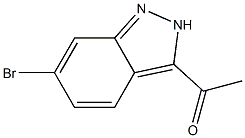 1-(6-Bromo-2H-indazol-3-yl)-ethanone 结构式