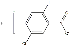 1-Chloro-4-iodo-5-nitro-2-trifluoromethyl-benzene Struktur