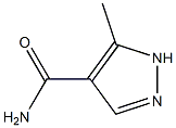 5-Methyl-1H-pyrazole-4-carboxylic acid amide 结构式