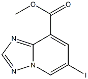 6-Iodo-[1,2,4]triazolo[1,5-a]pyridine-8-carboxylic acid methyl ester