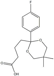 2-(4-Fluorophenyl)-5,5-dimethyl-1,3-dioxane-2-butanoic Acid