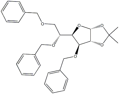  1,2-O-Isopropylidene-3,5,6-tri-O-benzyl-a-D-glucofuranose
