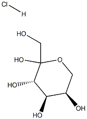 D-Fructopiranose Hydrochloride Structure