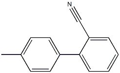 4'-甲基-2-氰基联苯 结构式