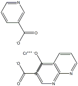 烟酸铬 结构式