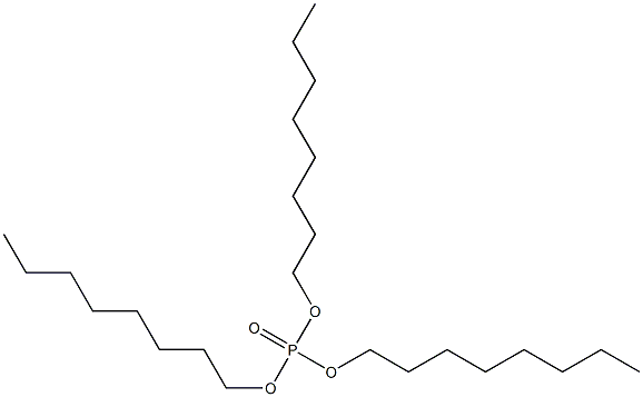 Trioctyl phosphate Structure