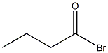 Butyryl bromide Structure