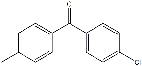 4-chloro-4'-methylbenzophenone 化学構造式