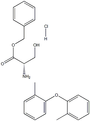 O-苄醚丝氨酸苄酯盐酸盐,,结构式