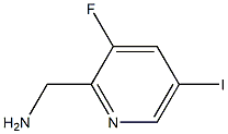 (3-Fluoro-5-iodo-pyridin-2-yl)-methyl-amine,,结构式