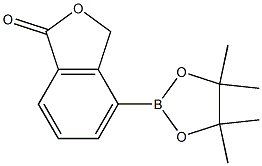 4-(4,4,5,5-Tetramethyl-[1,3,2]dioxaborolan-2-yl)-3H-isobenzofuran-1-one Struktur