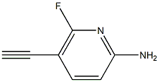 5-ETHYNYL-6-FLUOROPYRIDIN-2-AMINE, 1824299-95-7, 结构式