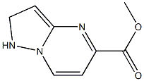 methyl 1,2-dihydropyrazolo[1,5-a]pyrimidine-5-carboxylate Structure
