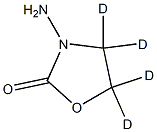 氘代3-氨基-2-恶唑烷基酮 结构式