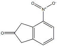 4-硝基-2-茚满酮 结构式