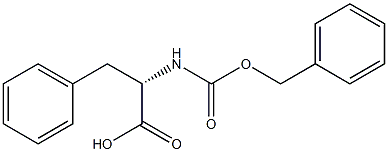 CBZ-苯丙氨酸 结构式