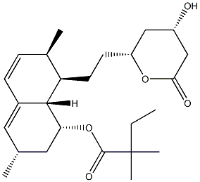 Simvastatin 化学構造式