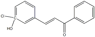 3-Chloro-3HydroxyChalcone Structure