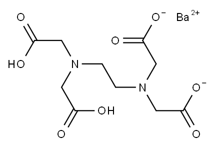Barium dihydrogen EDTA Structure