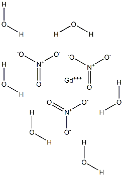 Gadolinium(III) nitrate hexahydrate Structure