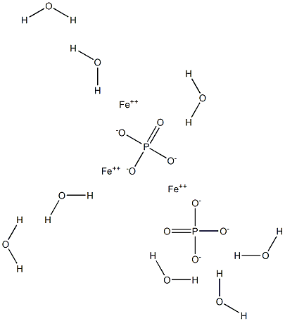 Iron(II) orthophosphate octahydrate