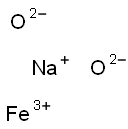 Sodium iron(III) dioxide Struktur