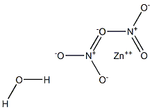 Zinc nitrate monohydrate Structure