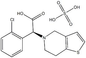 氯吡格雷硫酸氢盐, , 结构式