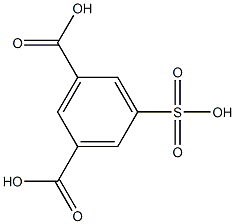 间苯二甲酸-5-磺酸 结构式