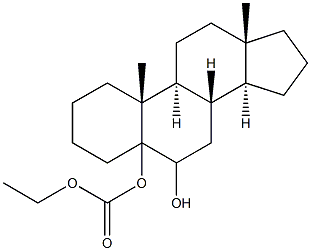 5-androstene glycol ethyl carbonate Structure