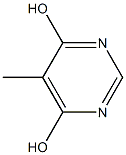 4,6-二羟基-5-甲基嘧啶, , 结构式