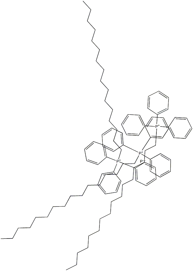 十六烷基三苯基氢氧化膦, , 结构式