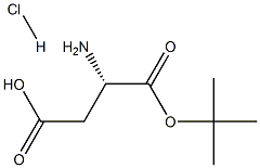 L-天门冬氨酸叔丁酯盐酸盐,,结构式