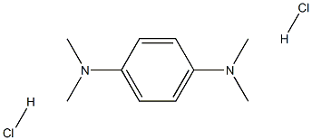 二盐酸-N,N,N',N-四甲基对苯二胺,,结构式