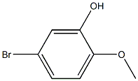 5-溴基-2-甲氧基苯酚, , 结构式